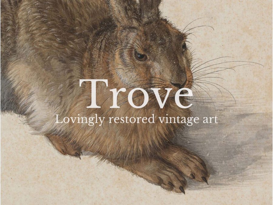 Hare Vintage Art Print