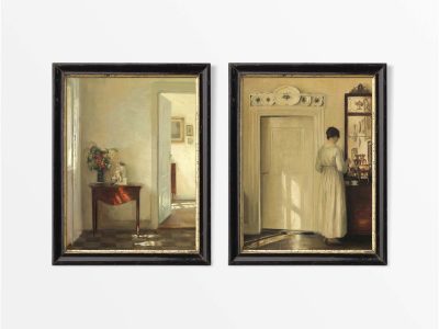 Home (Set of Two) Vintage Art Prints