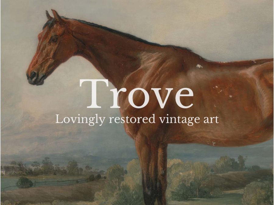 Horse IV Vintage Art Print