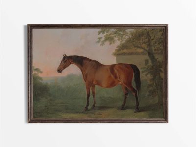 Horse VI Vintage Art Print