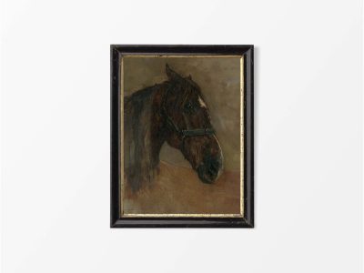 Horse VII Vintage Art Print