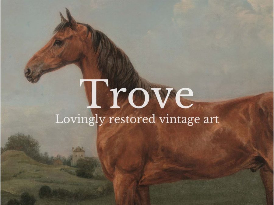 Horse Vintage Art Print
