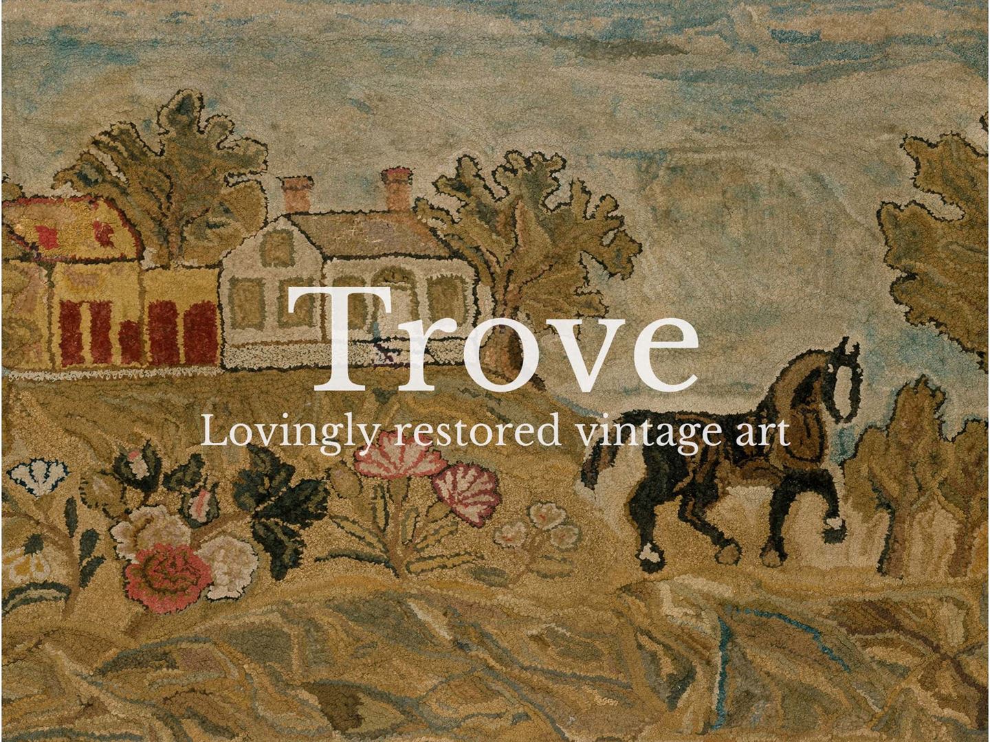 House & Garden II Vintage Art Print