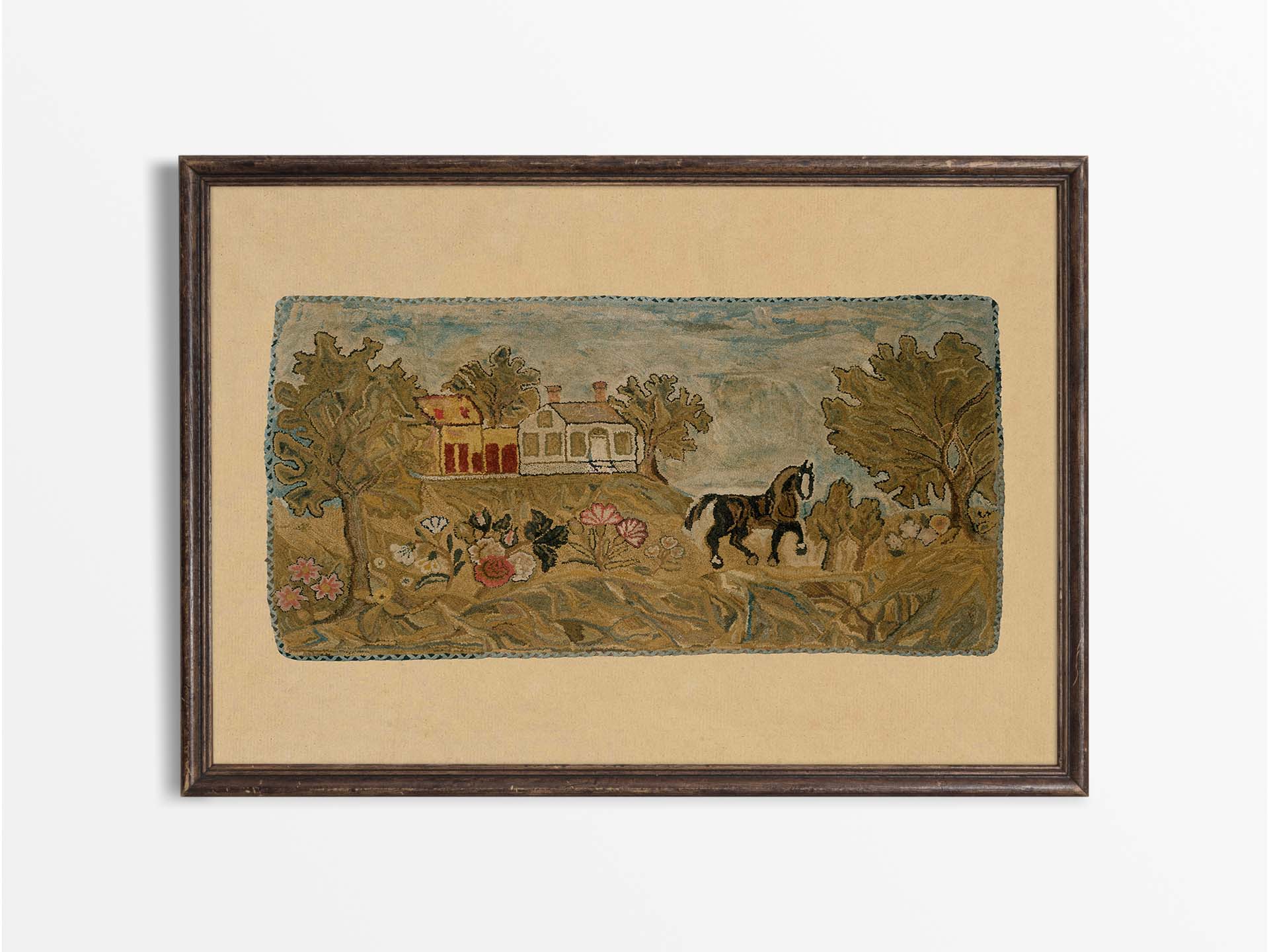 House & Garden II Vintage Art Print