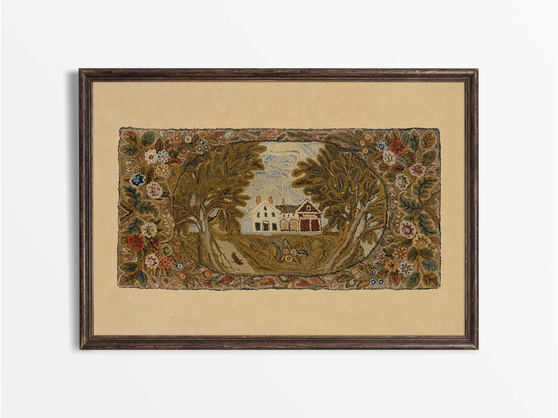 House & Garden III Vintage Art Print