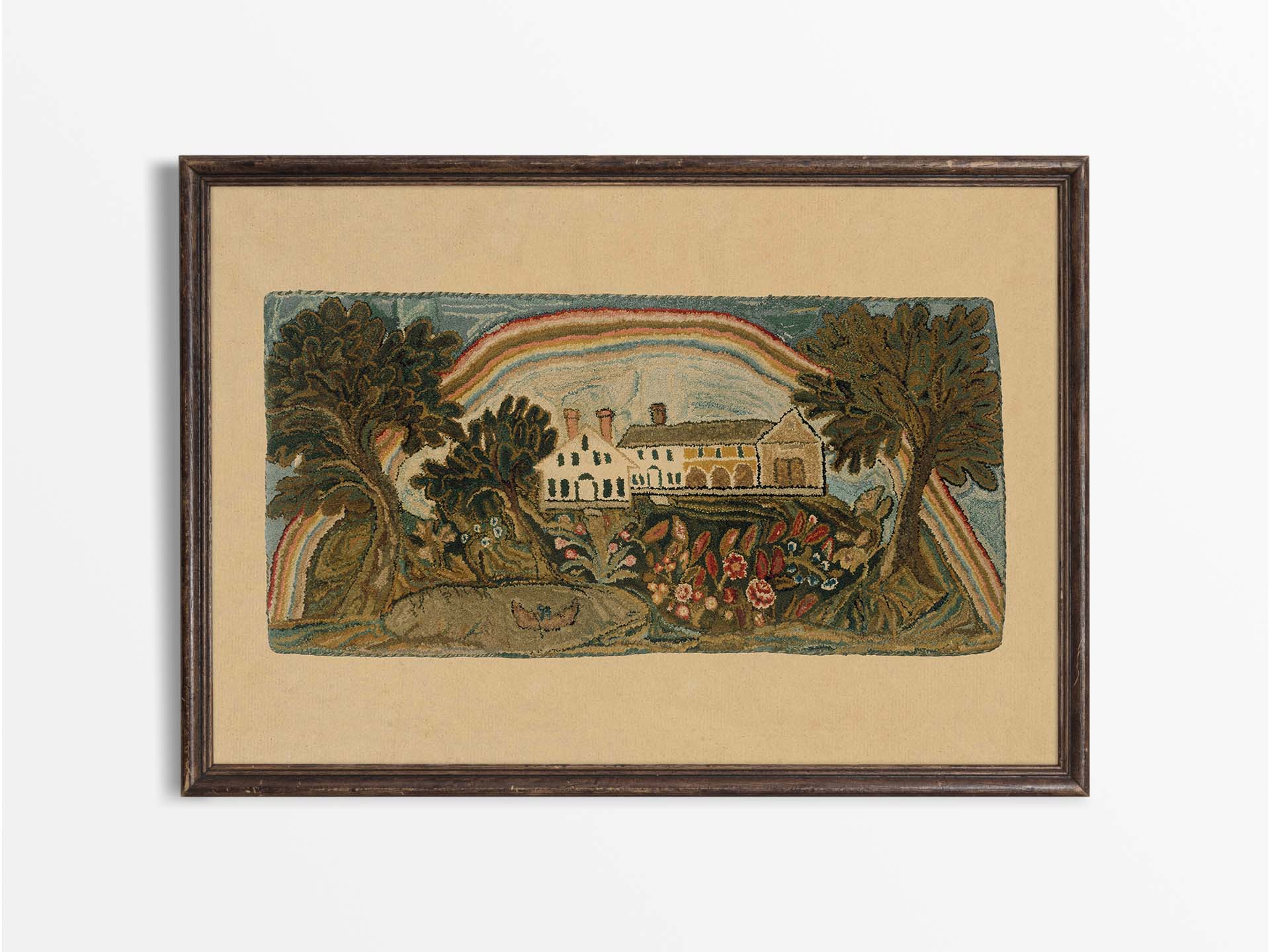 House & Garden IV Vintage Art Print