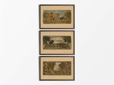 House & Garden (Set of Three) Vintage Art Prints
