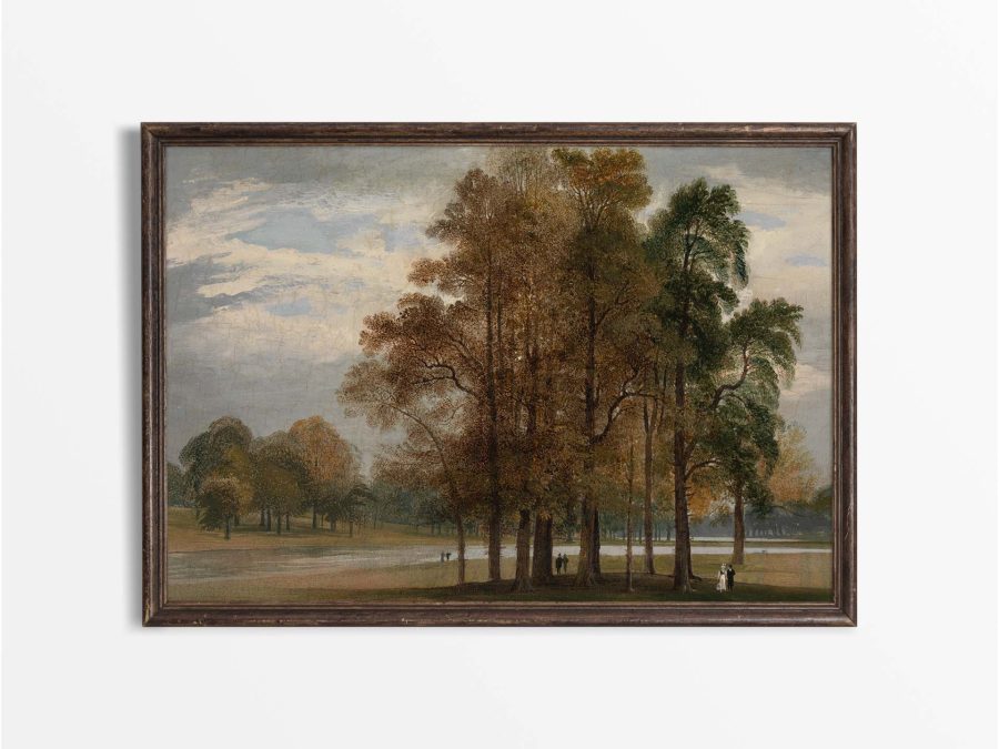 Hyde Park Vintage Art Print