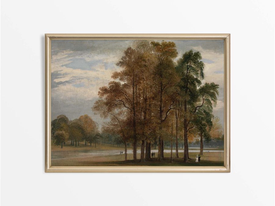 Hyde Park Vintage Art Print