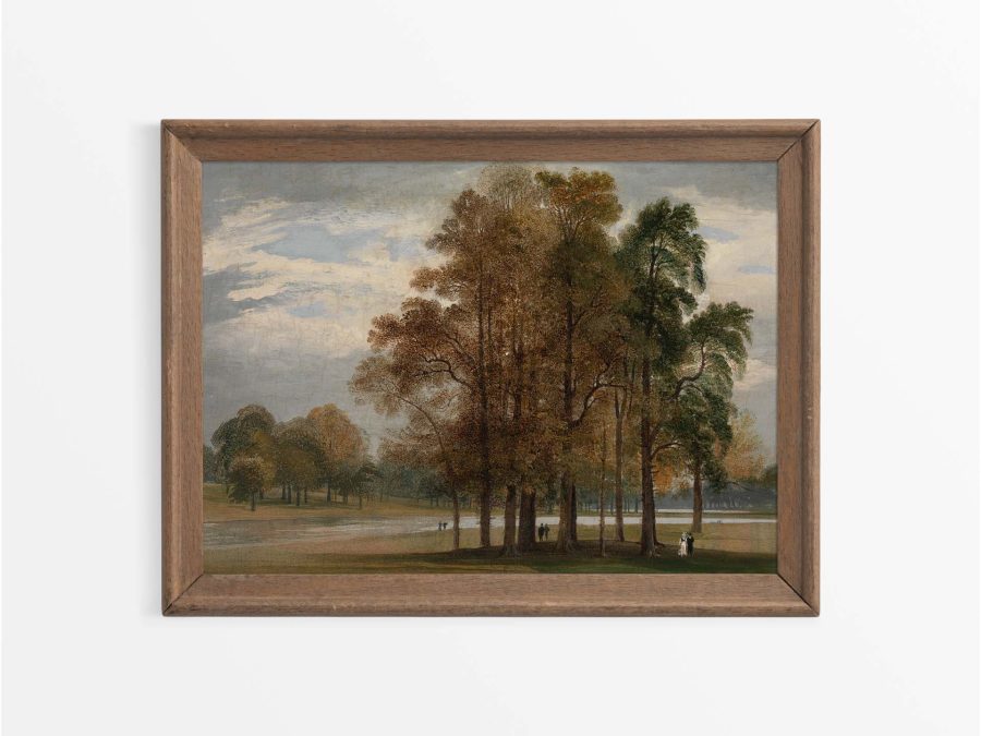 Hyde Park Vintage Art Print