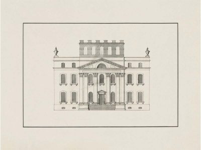 Kings Weston House Vintage Art Print