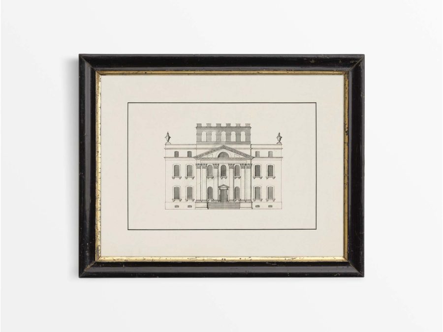 Kings Weston House Vintage Art Print