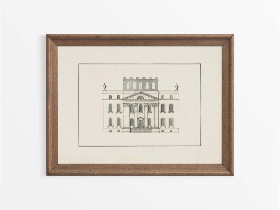 Kings Weston House Vintage Art Print