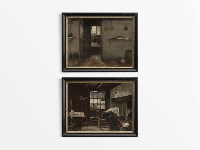 Kitchen (Set of Two) Vintage Art Prints