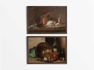 Kitchen Still Life (Set of Two) Vintage Art Prints