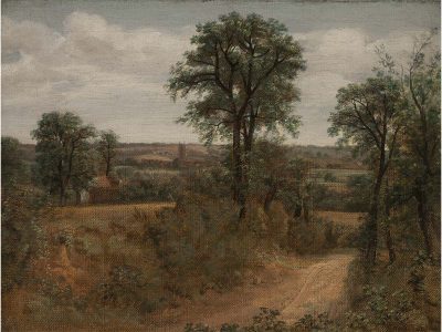 Lane near Dedham Vintage Art Print