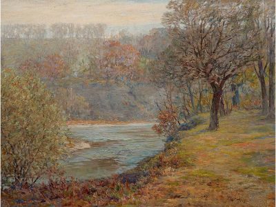 Late Autumn Vintage Art Print