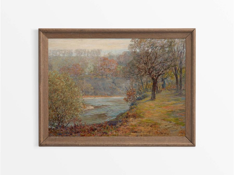 Late Autumn Vintage Art Print