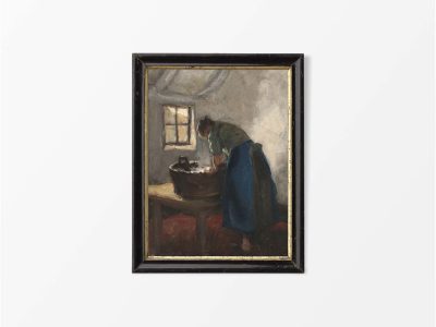 Laundry II Vintage Art Print