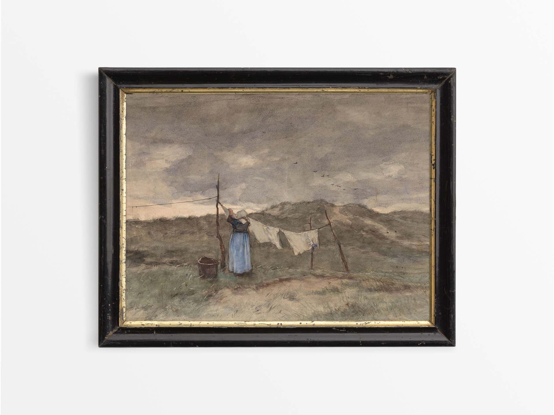 Laundry V Vintage Art Print