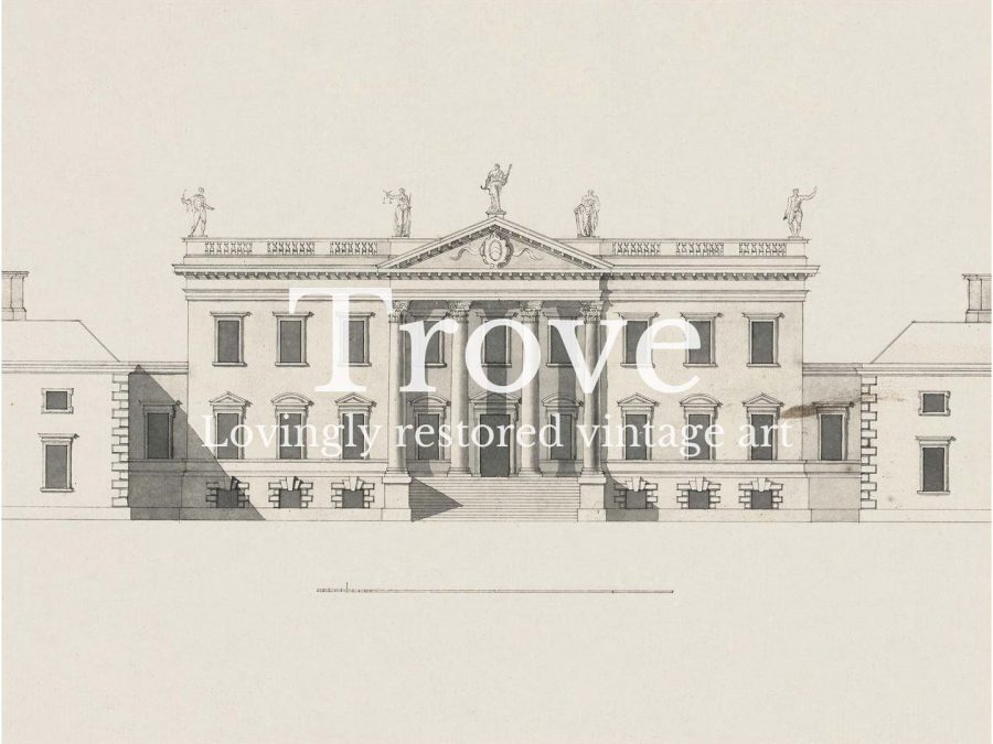 Lowther House II Vintage Art Print