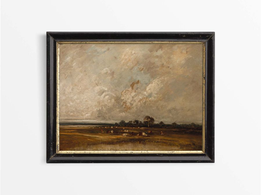 Marshland Vintage Art Print