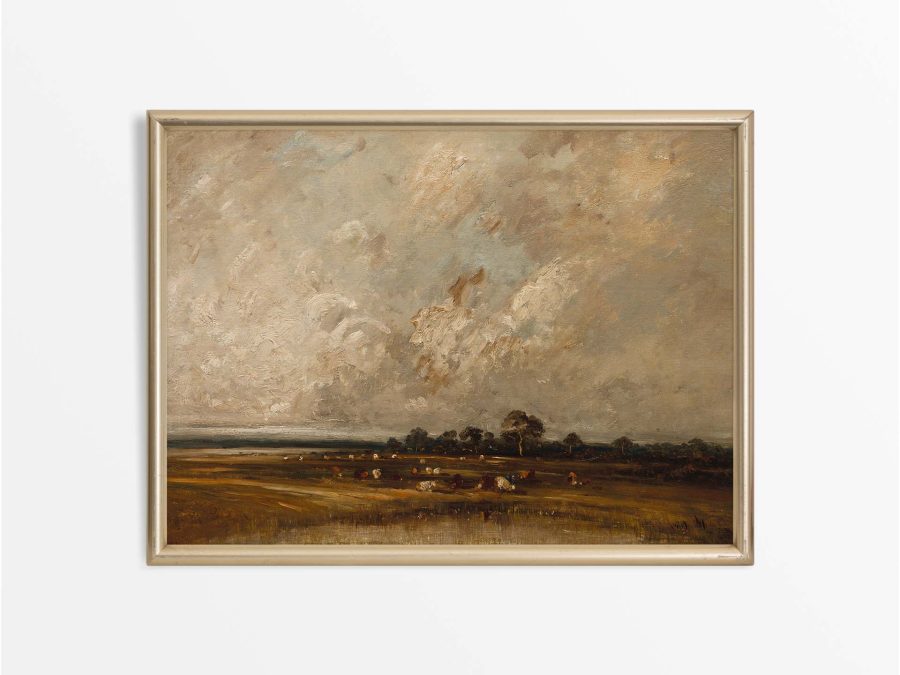 Marshland Vintage Art Print