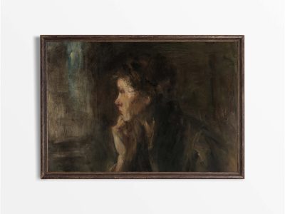 Meditation Vintage Art Print