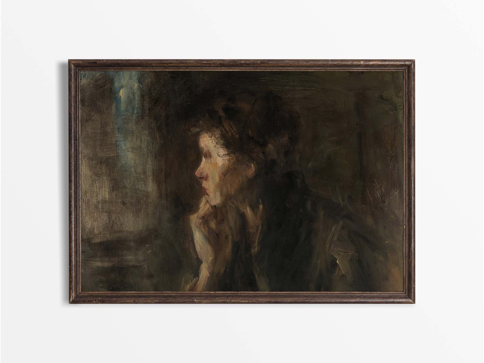 Meditation Vintage Art Print