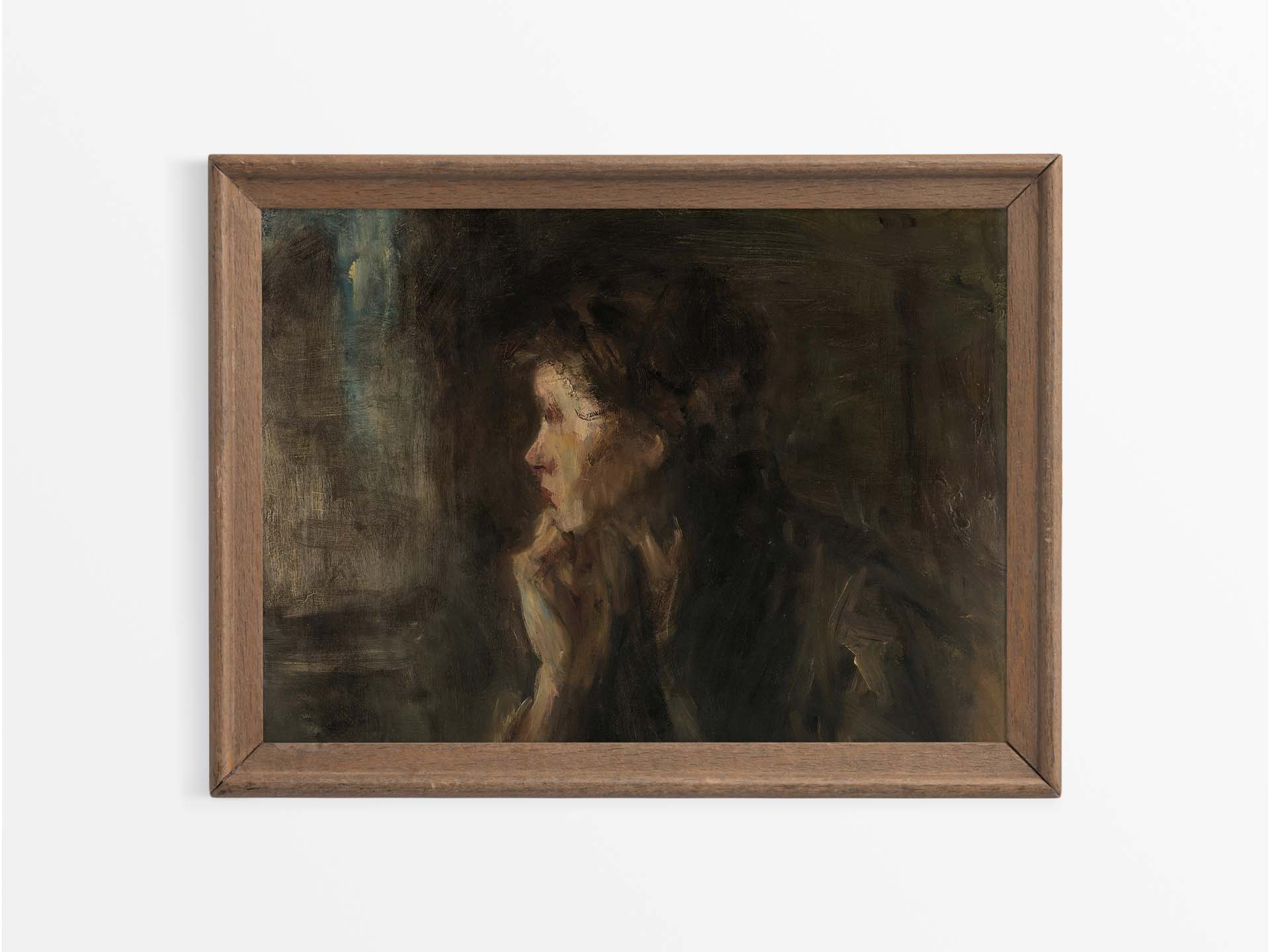 Meditation Vintage Art Print