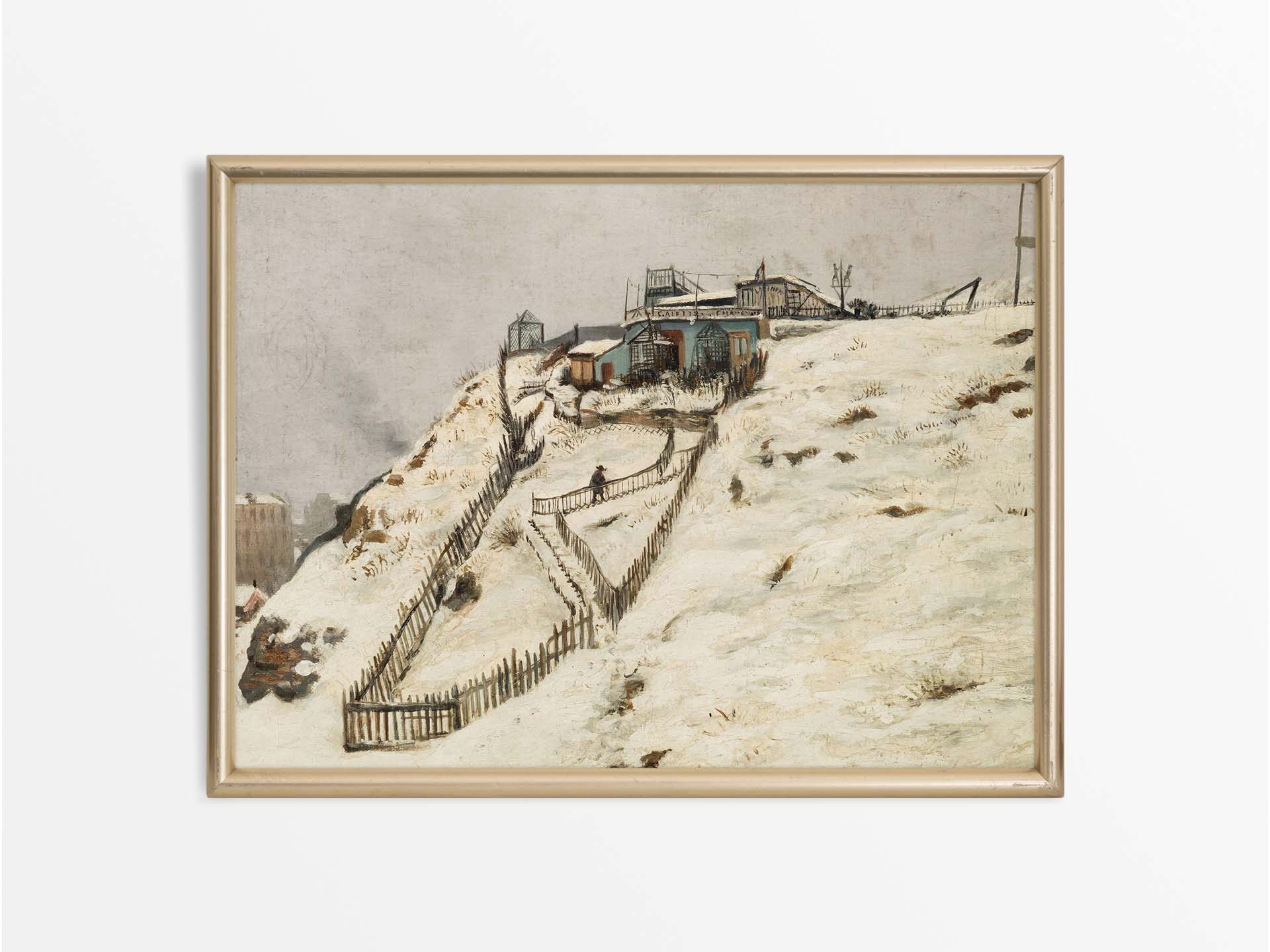 Montmartre Vintage Art Print