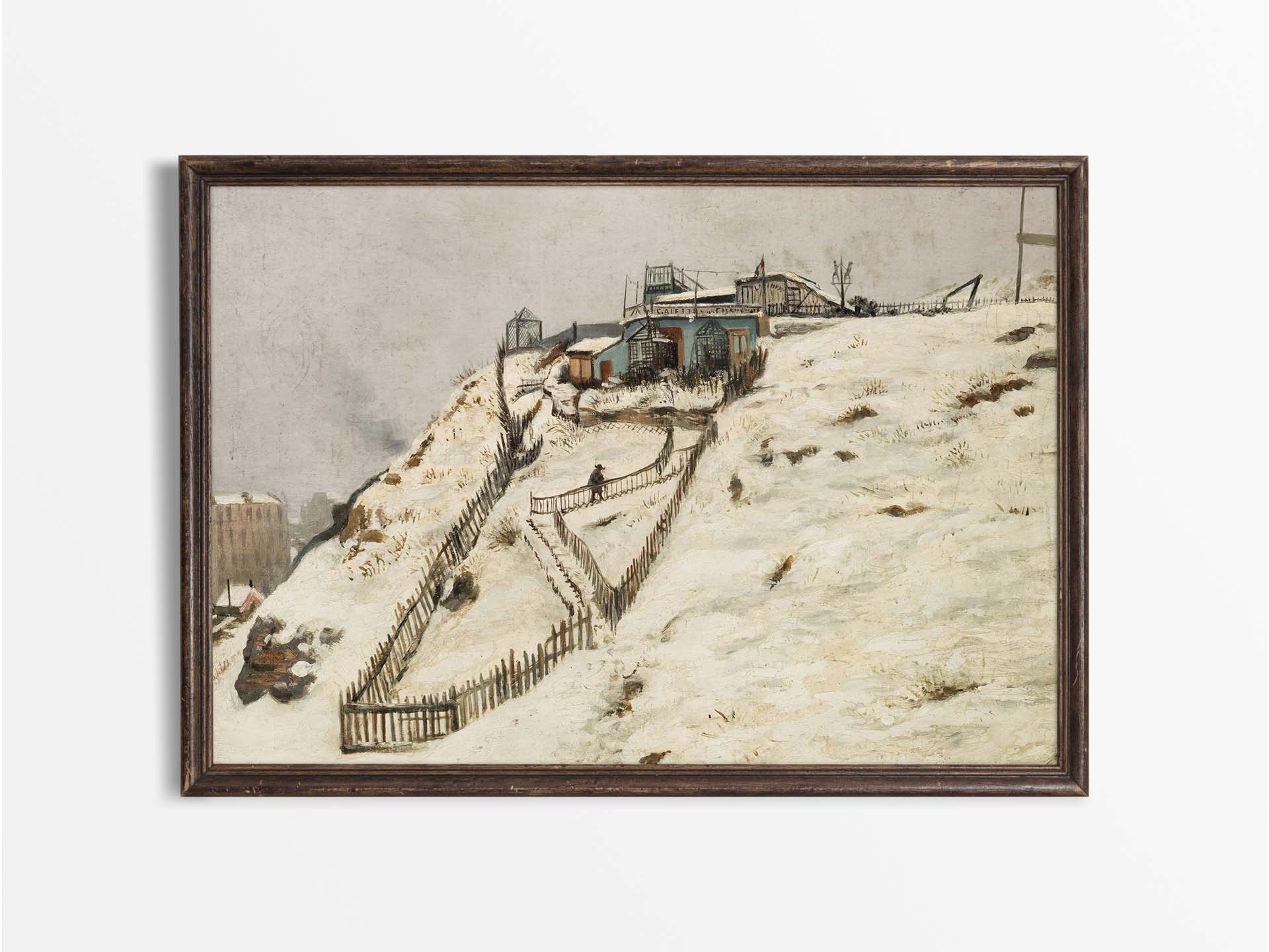 Montmartre Vintage Art Print