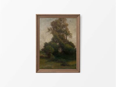 Moody Landscape II Vintage Art Print