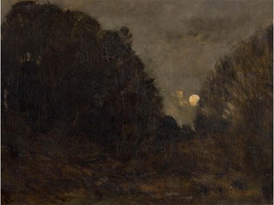 Moonrise Vintage Art Print