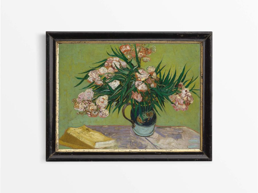 Oleanders Vintage Art Print