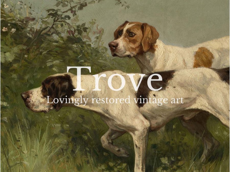 Pointers Vintage Art Print