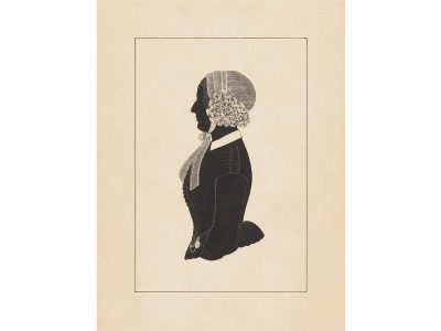 Portrait Silhouette II Vintage Art Print