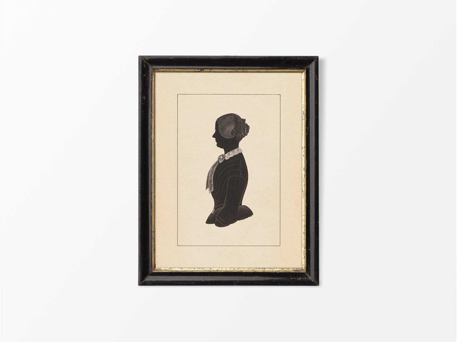 Portrait Silhouette III Vintage Art Print