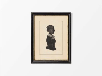Portrait Silhouette IV Vintage Art Print