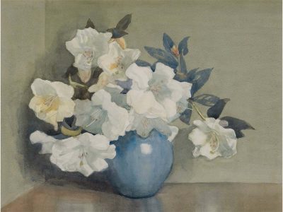 Rhododendron Vintage Art Print