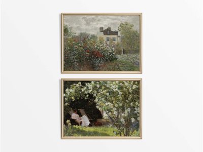 Rose Garden (Set of Two) Vintage Art Prints