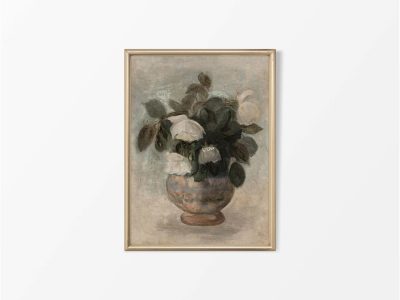 Roses III Vintage Art Print