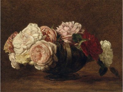 Roses IX Vintage Art Print