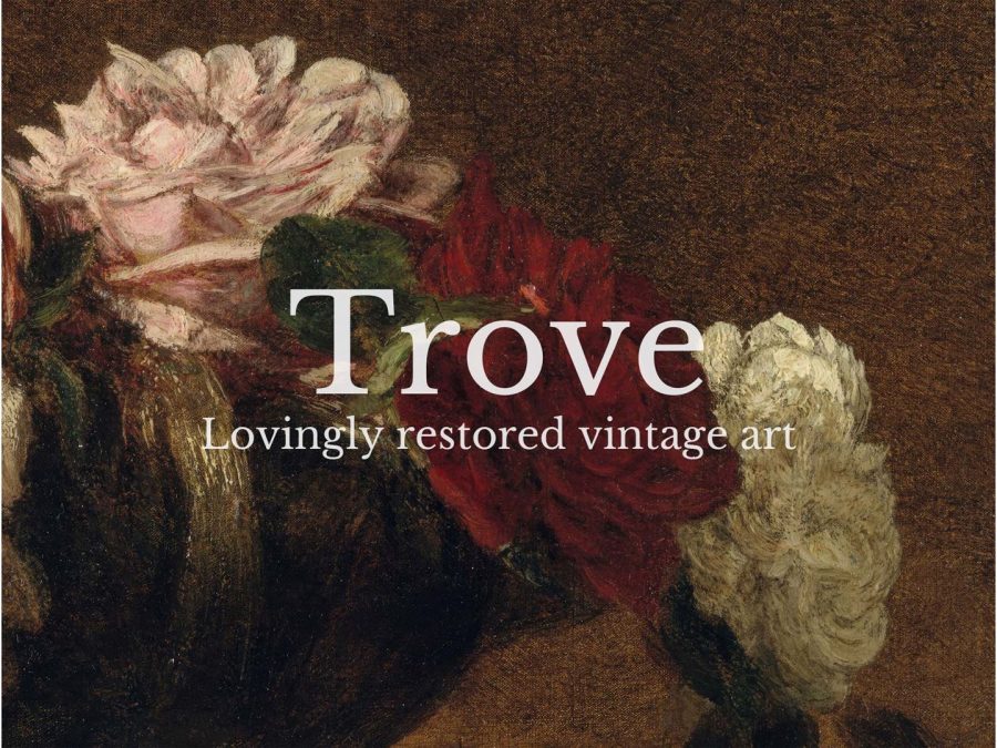 Roses IX Vintage Art Print