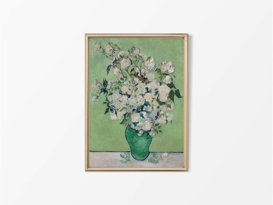 Roses VI Vintage Art Print