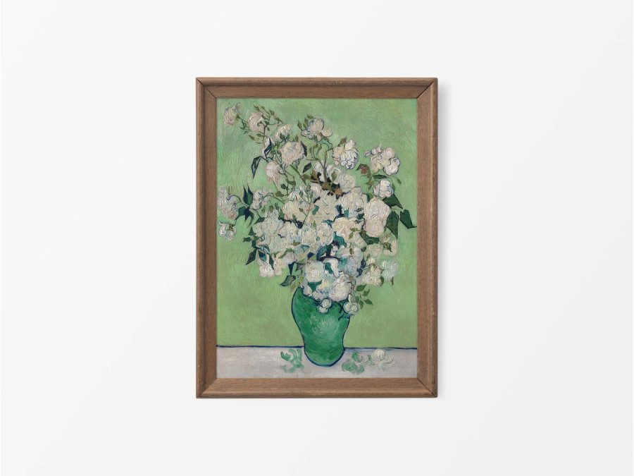 Roses VI Vintage Art Print