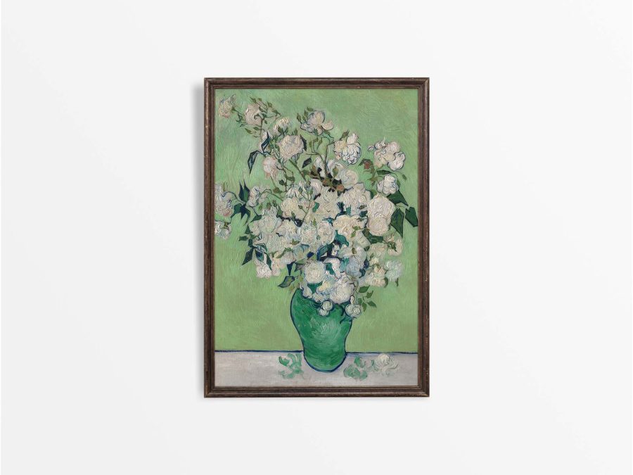 Roses VI Vintage Art Print