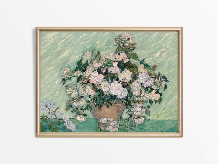 Roses VII Vintage Art Print