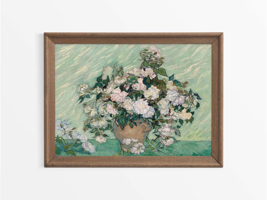 Roses VII Vintage Art Print