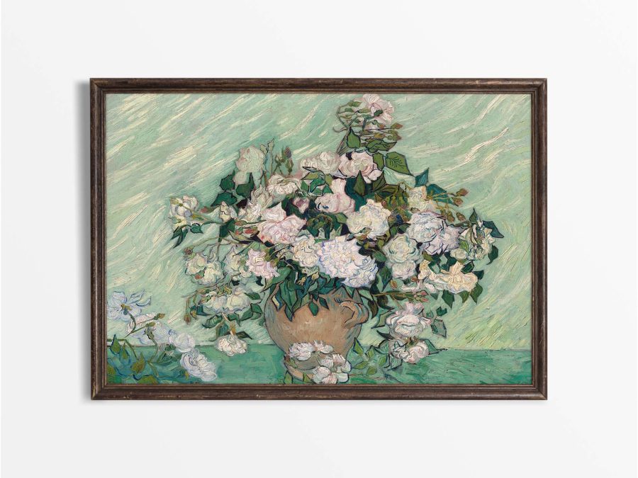 Roses VII Vintage Art Print